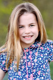 A princesa Charlotte aos 6 anos
