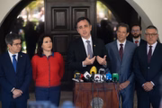 O encontro ocorreu na Residência Oficial da Presidência do Senado