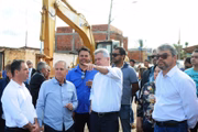 Quando governador, Rollemberg inspecionou as obras no Sol Nascente, alvo de auditoria da Controladoria-Geral do DF