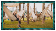 Festival terá redes para quem quiser descansar 