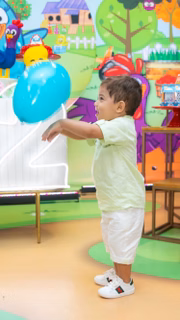 Leo, filho de Murilo Huff e Marília Mendonça, em seu aniversário de 2 anos