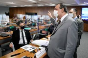 Omar Aziz e Randolfe Rodrigues