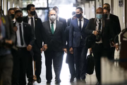 Procurador-geral da República, Augusto Aras, chega ao Senado para ser sabatinado pela CCJ para recondução no cargo de PGR