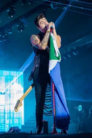 Luan Santana durante apresentação