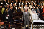 Charles levou Meghan ao altar durante o casamento com Harry