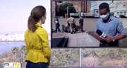 Ele sofrera uma descarga elétrica e caíra na água