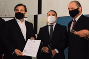Entrega da proposta de reforma administrativa à Câmara