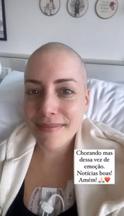 Fabiana Justus chorando