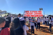 Protesto começou às 9h desta quarta-feira (28/6)