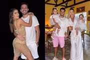 Hariany e Matheus Vargas; Zé Felipe, Virginia e as filhas, Maria Alice e Maria Flor