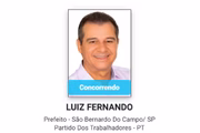 Em São Bernardo do Campo, Luiz Fernando (PT) aposta em participação de Lula para alavancar campanha
