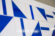 Azulejos de Athos Bulcão na Fundathos