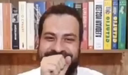 Fábio Porchat levou com humor a situação inusitada