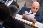 General do Exército Gonçalves Dias durante depoimento à CPMI do 8 de janeiro