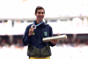 O brasiliense Caio Bonfim levou a medalha de prata inédita na marcha atlética