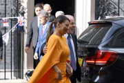 O casal está no Reino Unido para a coroação de Charles III