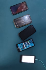 Celulares apreendidos