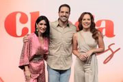 Michelle Barros, Paulo Mathias e Regina Volpato