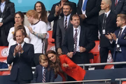 Kate e William levaram o filho George ao Estádio de Wembley nas quartas de final da Eurocopa 2020