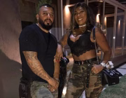 Renato Araújo e Silvana Sales Oliveira, mãe de Ludmilla