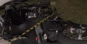 Moto de PM atingida por faixa de sinalização da CET; após incidente, PM matou agente da CET