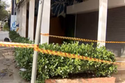 Área onde ocorreu o crime está isolada