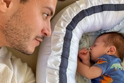 Arthur Aguiar e o filho, Gabriel