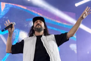 No palco, Gabriel celebrou os 25 anos do ábum Quebra-Cabeça