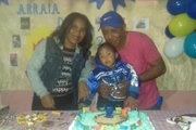 Francisco, de 41 anos, junto de sua família. Deixou esposa e filhos