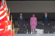 O presidente da República, Jair Bolsonaro, recebe, nesta segunda-feira (11/07), a presidente da Hungria, Senhora Katalin Novák em cerimônia oficial no Palácio do Planalto