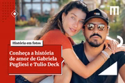 A influenciadora Gabriela Pugliesi, nascida em 1985, e o artista plástico Tulio Dek, nascido em 1985, assumiram relacionamento em maio de 2021, tempos depois de sucessivos cancelamentos e uma separação conturbada da blogueira