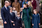 Príncipe William e a princesa Kate Middleton são flagrados com os filhos, George, Charlotte e Louis