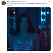 A Globo anunciou o corte de Camila Queiroz nessa quarta-feira (17/11)