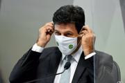Ex-ministro Luiz Henrique Mandetta foi o primeiro a depor na CPI da Covid
