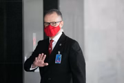 Almirante Barra Torres, presidente da Anvisa chega ao Palácio do Planalto