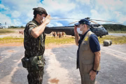 Visita do ministro da Defesa a Roraima