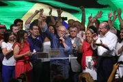 Lula discursa após a vitória nas urnas