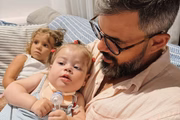 Juliano Cazarré e Maria Guilhermina