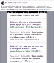 Criticam principalmente os ex-presidentes Lula e Dilma
