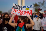 Protesto contra Bolsonaro em Brasília no último dia 3 de julho
