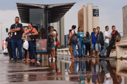 A chuva trouxe alívio para a população depois dos dias quentes e secos