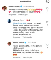 Leandro Amieiro, ex de Debby Lagranha, soltou o verbo nas redes sociais após atriz assumir namorado
