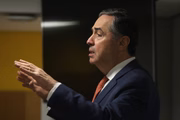 Barroso participou, nesta segunda-feira (2/5), da Conferência sobre Liberdade de Expressão e Democracia