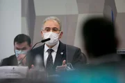 Ministro da Saúde, Marcelo Queiroga, na CPI da Covid
