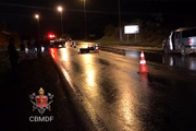 O acidente impactou o trânsito na DF 280