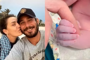 Thommy Schiavo e a esposa, Angra Monaliza são pais de uma menina de 1 ano
