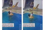 Tudo não passou de um susto. A bebê foi salva a tempo e passa bem