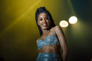 RIO DE JANEIRO, BRAZIL - SEPTEMBER 29: Iza performs live on stage during third day of Rock In Rio Music Festival at Cidade do Rock on September 29, 2019 in Rio de Janeiro, Brazil. (Photo by Mauricio Santana/Getty Images)