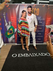 Eles passaram o Réveillon juntinhos