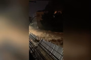 O rio Quitandinha transbordou duas vezes em Petrópolis